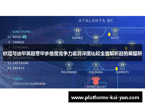 欧冠与法甲英超意甲多维度竞争力差异深度比较全面解析趋势展望研